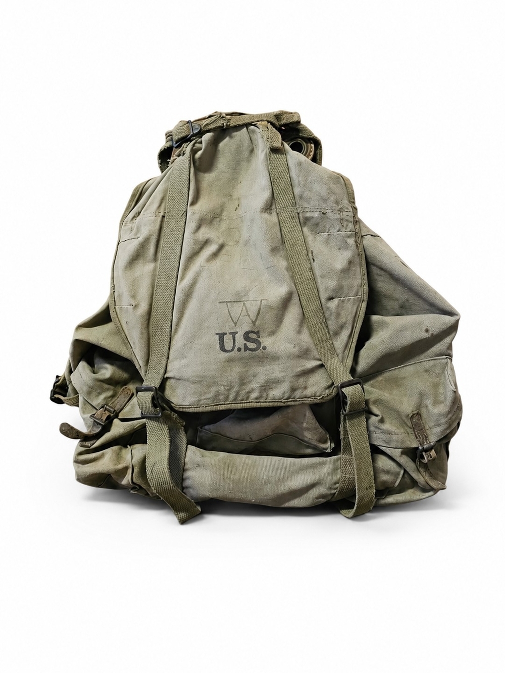 Vintage U.S. Military Canvas Pack Backpack